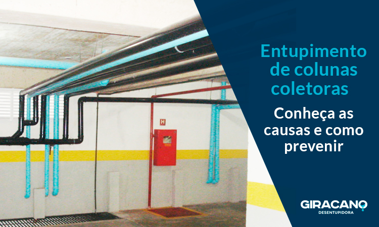 Entupimento de colunas coletoras